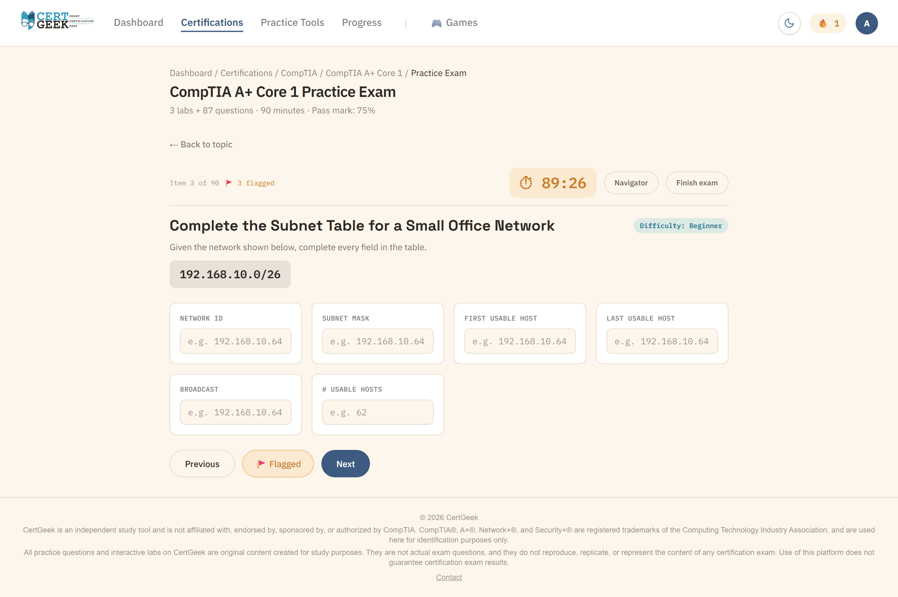 Exam Simulator